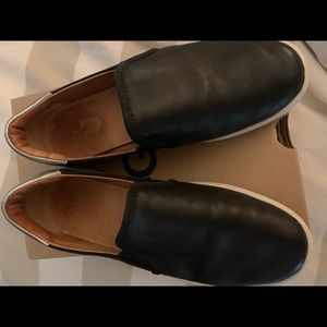 UGG black slip on sneakers